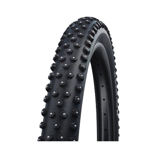 Schwalbe Ice Spiker Pro Tire - 27.5 x 2.25, Tubeless, Folding, Black, Performance, RaceGuard, Double Defense, 378 Aluminum Studs – Schwalbe Ice Spiker Pro Tire - 27.5 x 2.25, Tubeless, Folding, Black, Performance, RaceGuard, Double Defense, 378 Aluminum