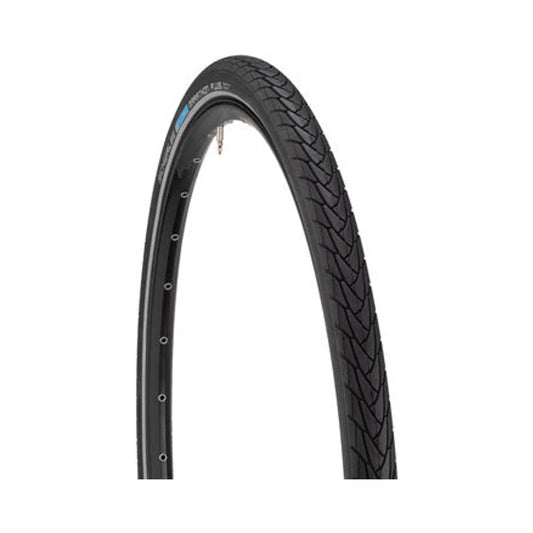 Schwalbe Marathon Plus Tire - 26 x 1.75, Clincher, Wire, Black/Reflective, Performance Line (Bicycle Tires) – detail angle