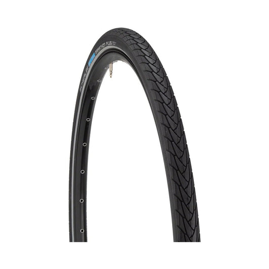 Schwalbe Marathon Plus Tire - 700 x 38, Clincher, Wire, Black/Reflective, Performance Line (Bicycle Tires) – detail angle