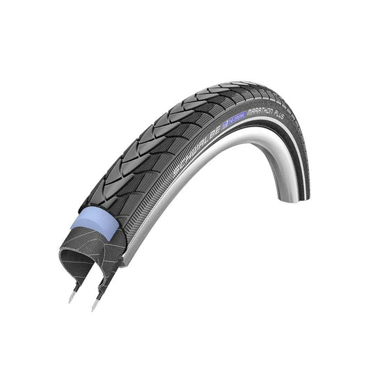 Schwalbe, Marathon Plus, Tire, 700x38C, Wire, Clincher, Endurance, SmartGuard, 67TPI, Black (Bicycle Tires) – studio product