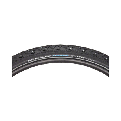 Schwalbe Marathon Winter Plus Tire - 29 x 2, Clincher, Wire, Black/Reflective, Performance Line, 208 Steel Studs – Schwalbe Marathon Winter Plus Tire - 29 x 2, Clincher, Wire, Black/Reflective, Performance Line, 208 Steel Studs (Bicycle