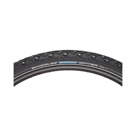 Schwalbe Marathon Winter Plus Tire - 29 x 2, Clincher, Wire, Black/Reflective, Performance Line, 208 Steel Studs – Schwalbe Marathon Winter Plus Tire - 29 x 2, Clincher, Wire, Black/Reflective, Performance Line, 208 Steel Studs (Bicycle