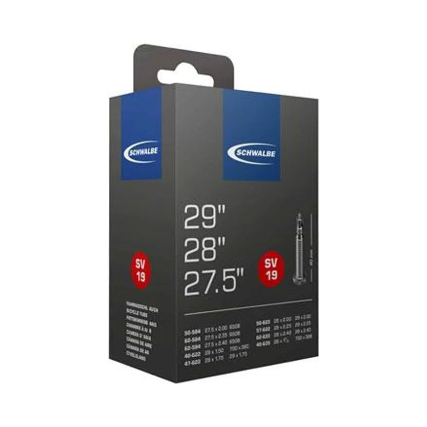 Schwalbe Standard Tube - 27.5 x 2.10-3.0", 40mm, Presta Valve (Bicycle Tubes) – studio product photo