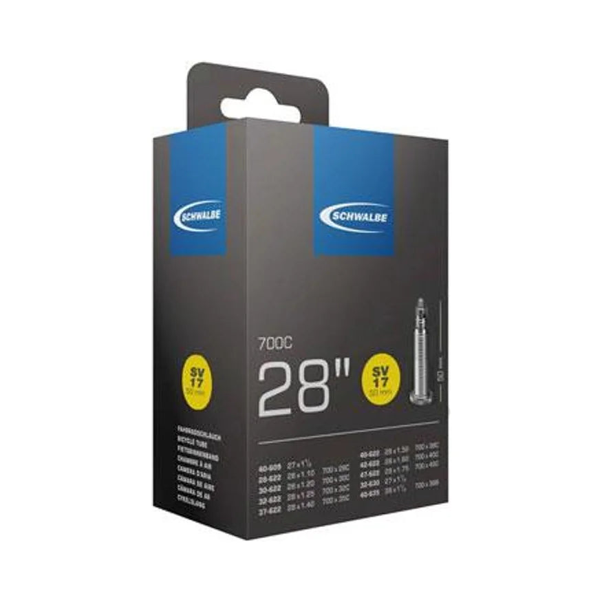 Schwalbe Standard Tube - 700 x 28-47mm, 50mm, Presta Valve (Bicycle Tubes) – studio product photo