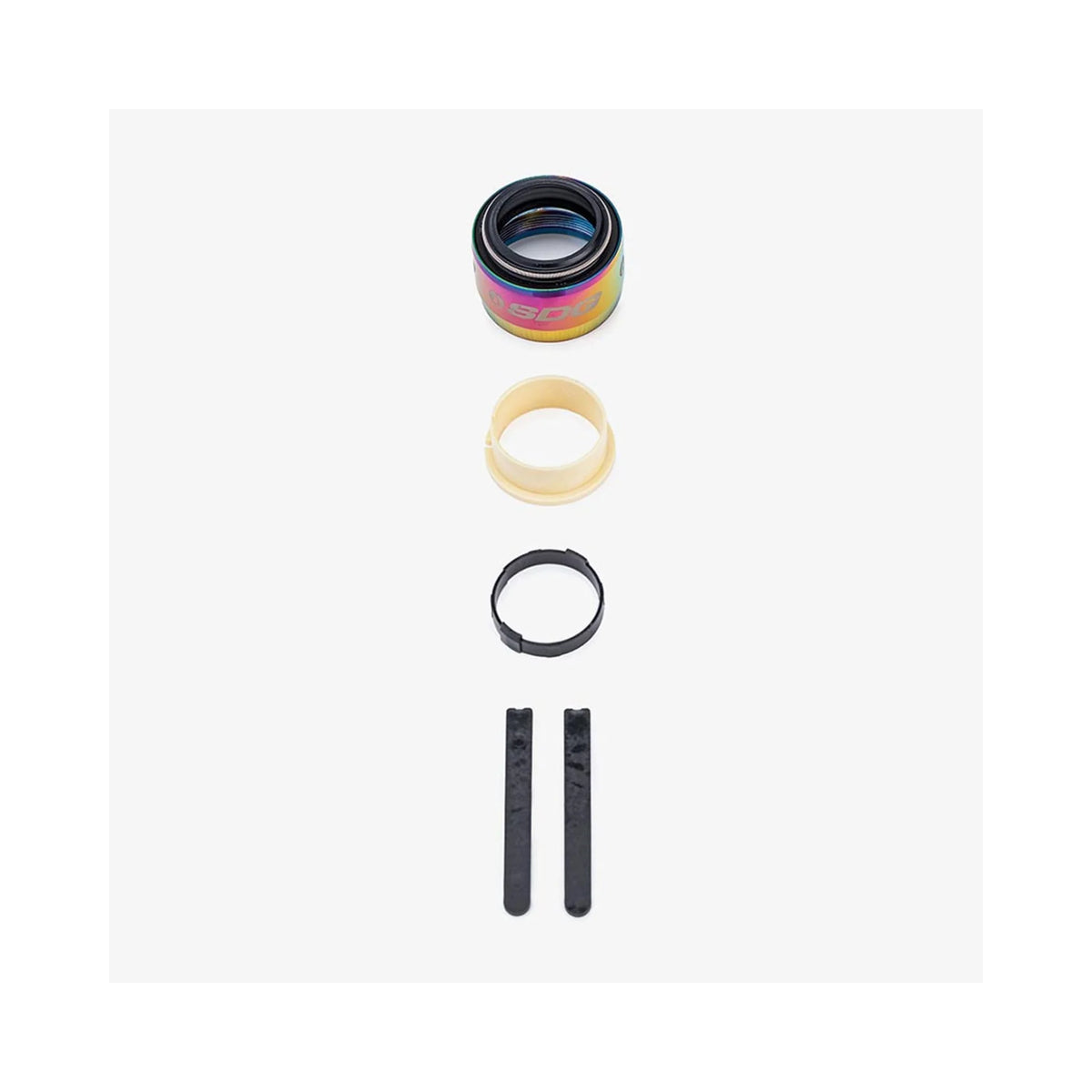 SDG Components, Collar and Bushing for Tellis, Black, For 30.9mm and 31.6mm posts (Dropper Seatpost Part) – showcase image