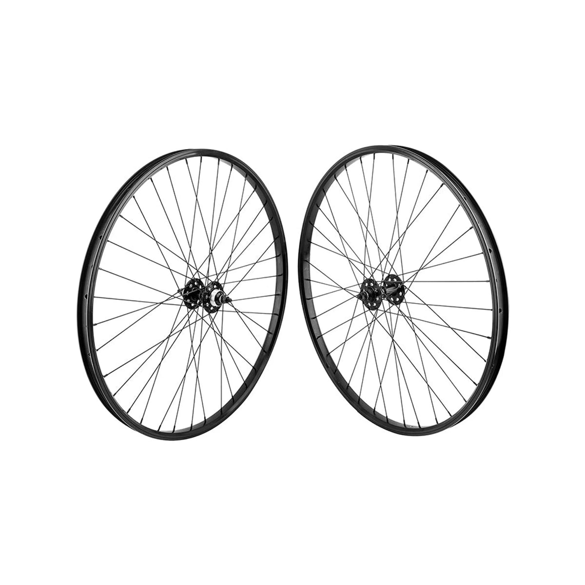 SE Bikes 29er BMX Wheel Set - Black, 36H, Sealed Bearings (Bicycle Wheels) – studio product photo