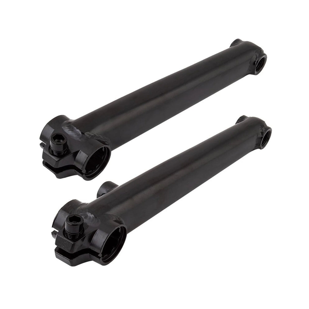 SE Bikes Rad Series BMX Crank Arm Set - 19mm, Black (Bicycle Cranks) – detail angle