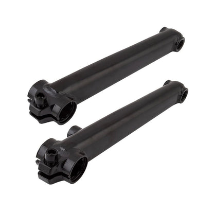 SE Bikes Rad Series BMX Crank Arm Set - 19mm, Black (Bicycle Cranks) – detail angle