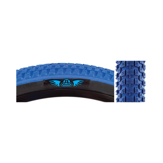 SE Cub Tire - 20x2.0 Blue/Black (Bicycle Tires) – studio product photo