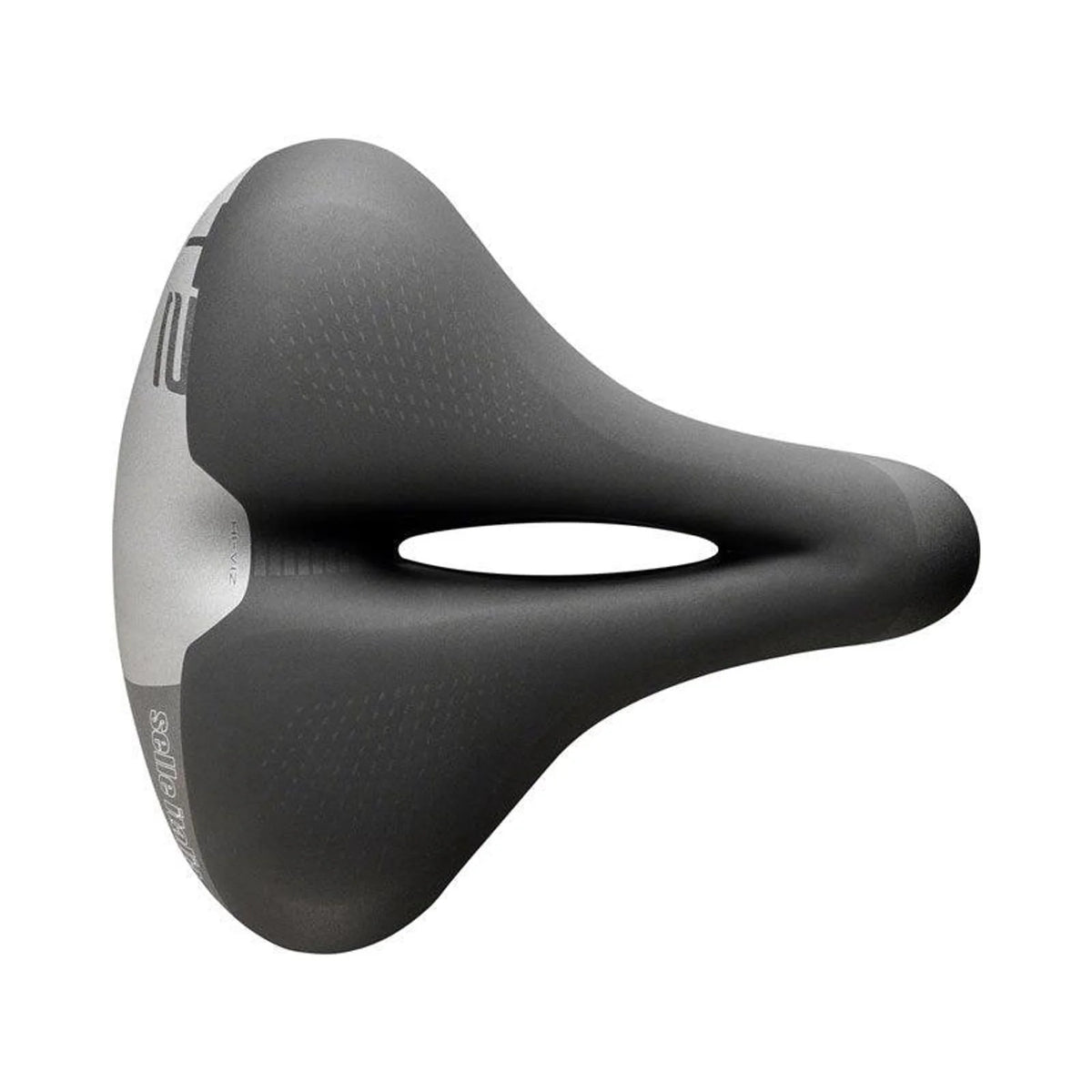 Selle Italia T2 Flow Saddle - Fec Alloy, Black, L2 (Bicycle Saddles) – showcase image
