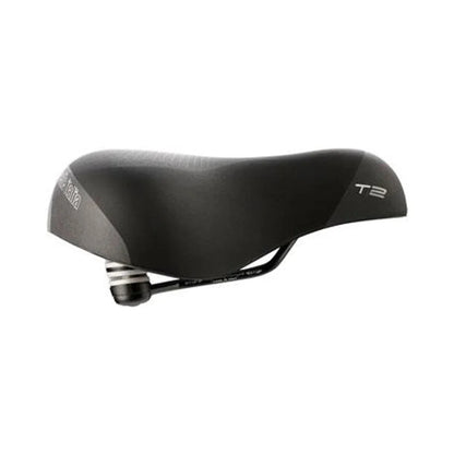 Selle Italia T2 Flow Saddle - Fec Alloy, Black, L2 (Bicycle Saddles) – close-up detail