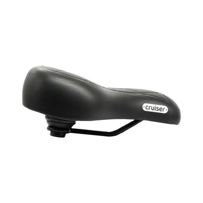 Selle Royal Royal Cruiser Saddle - Black, XXL (Bicycle Saddles) – front profile