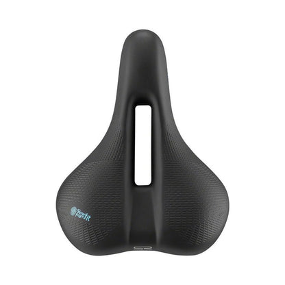Selle Royal Float Saddle - Steel, Black, Moderate, Women's (Bicycle Saddles) – detail angle