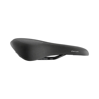 Selle Royal Forum Moderate Saddle - Steel, Black, Men's (Bicycle Saddles) – studio photo