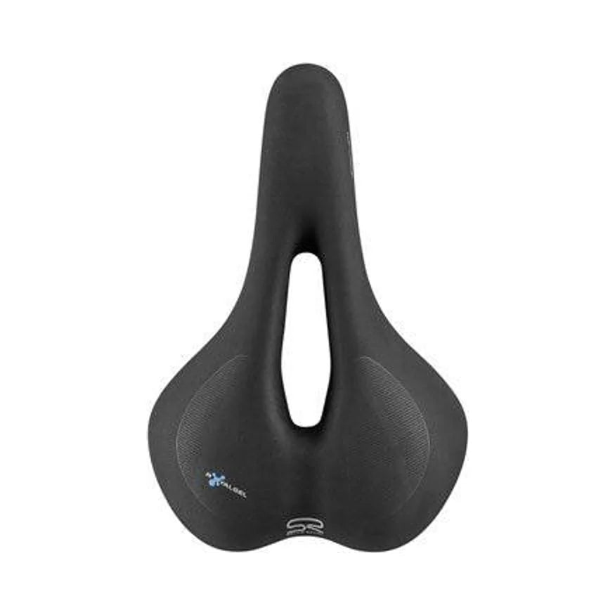 Selle Royal Forum Moderate Saddle - Steel, Black, Men's (Bicycle Saddles) – front profile