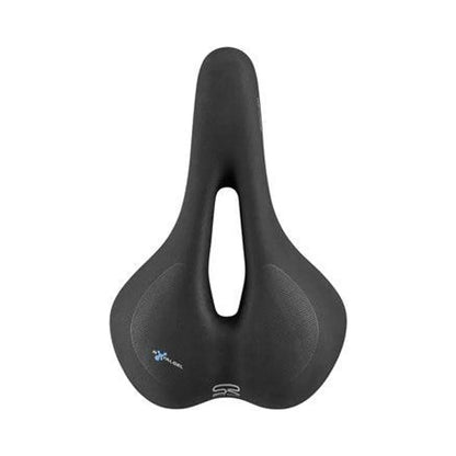 Selle Royal Forum Moderate Saddle - Steel, Black, Men's (Bicycle Saddles) – front profile