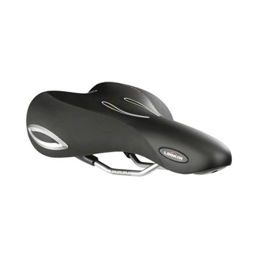 Selle Royal Lookin Saddle - Steel, Black, Moderate (Bicycle Saddles) – studio product photo