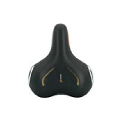 Selle Royal Lookin Stracciatella Saddle - Steel, Black, Relaxed (Bicycle Saddles) – studio product photo