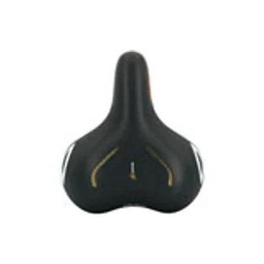 Selle Royal Lookin Stracciatella Saddle - Steel, Black, Relaxed (Bicycle Saddles) – studio product photo