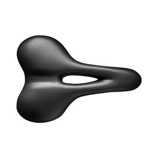 Selle San Marco Trekking Open-Fit Saddle - Steel, Black, Men's, Large (Bicycle Saddles) – studio product photo