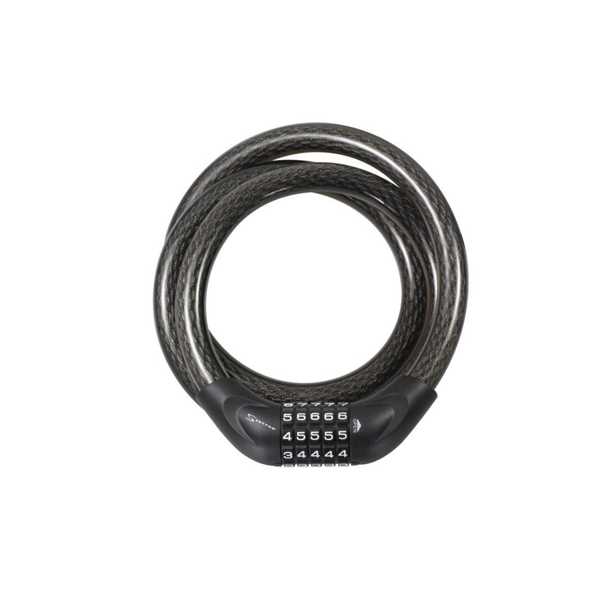 Serfas CL-20 Coiled Cable Combination Lock (Bicycle Locks) – studio photo