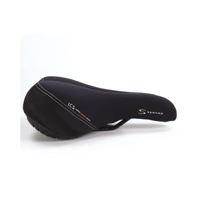 Serfas DDL-200 Dual Density® Women’s Comfort w/ Lycra Cover Saddle (Bicycle Saddles) – close-up detail
