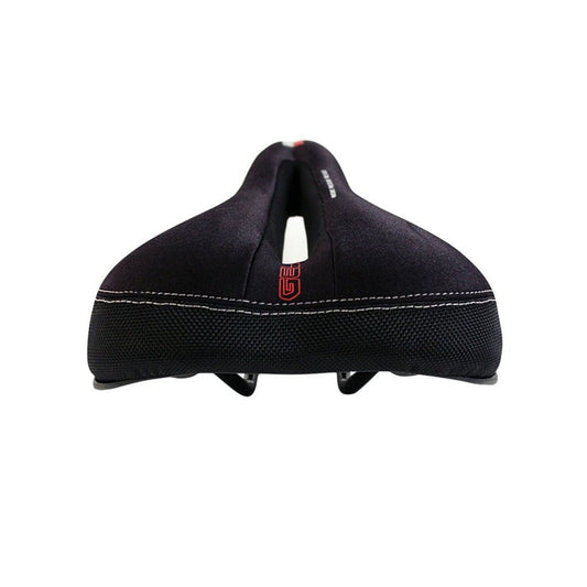 Serfas DDM-CT Dual Density® Men’s Comfort W/Cutout & Lycra Cover Saddle (Bicycle Saddles) – close-up detail