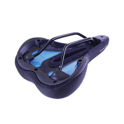 Serfas DDM-CT Dual Density® Men’s Comfort W/Cutout & Lycra Cover Saddle (Bicycle Saddles) – detail angle