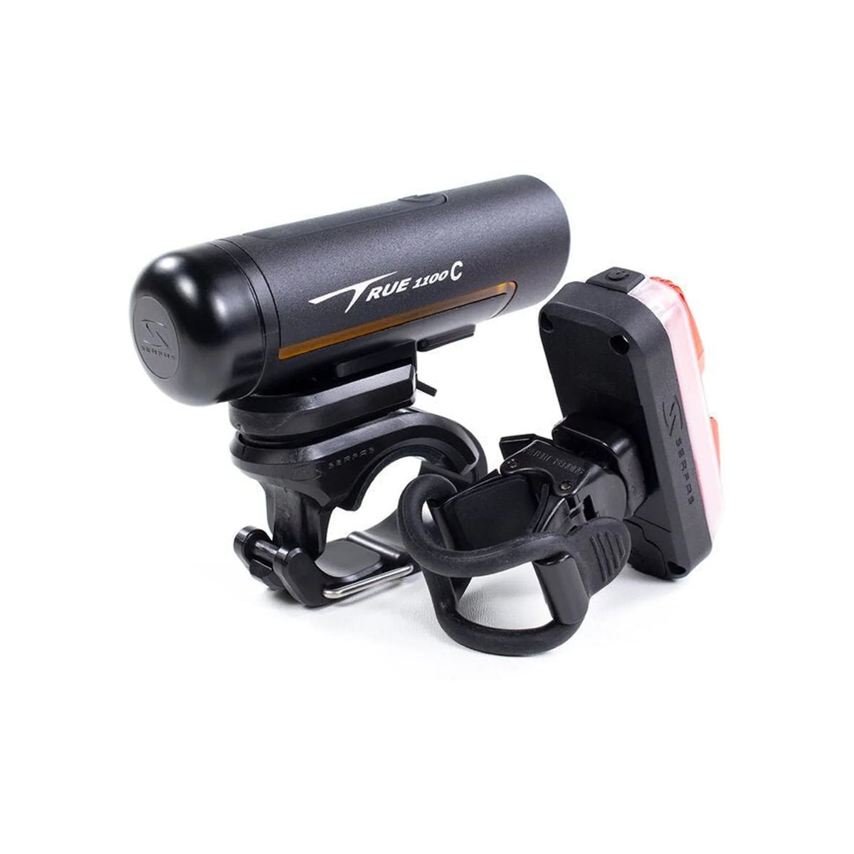 Serfas TSC-8 True Series Combo 1100C/350 Light Set (Bicycle Lights) – close-up detail