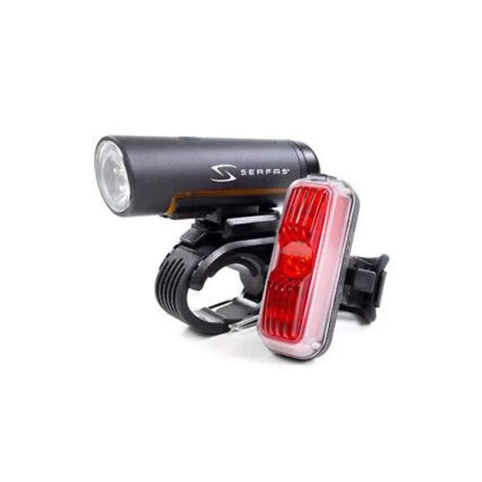 Serfas TSC-8 True Series Combo 1100C/350 Light Set (Bicycle Lights) – showcase image
