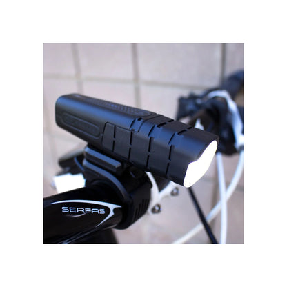 Serfas TSL-600M True 600 MTB Headlight (Bicycle Lights) – front profile