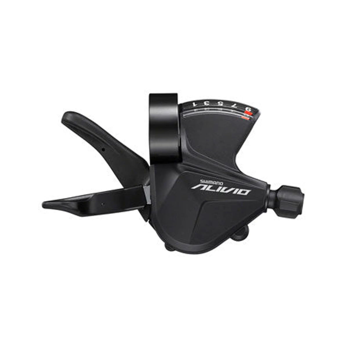Shimano Alivio SL-M3100-R Shifter - Right, 9-Speed, RapidFire Plus, Optical Gear Display (Bicycle Shifters) – studio product