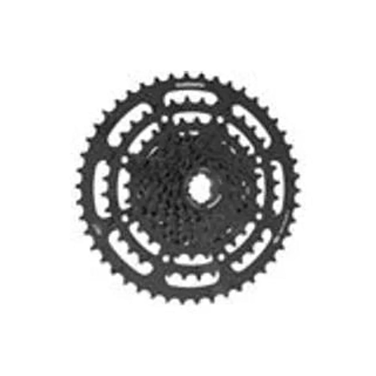 Shimano CUES CS-LG300-9 Cassette - 9-Speed, 11-46t, LINKGLIDE, Black (Bicycle Cassettes & Freewheels) – studio product photo