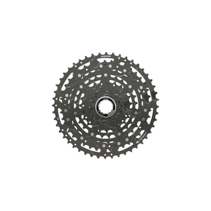 Shimano CUES CS-LG400-10 Cassette - 10-Speed, 11-48t, LINKGLIDE, Black (Bicycle Cassettes & Freewheels) – front profile