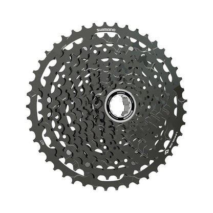 Shimano CUES CS-LG400-11 Cassette - 11-Speed, 11-45t, LINKGLIDE, Black (Bicycle Cassettes & Freewheels) – studio photo