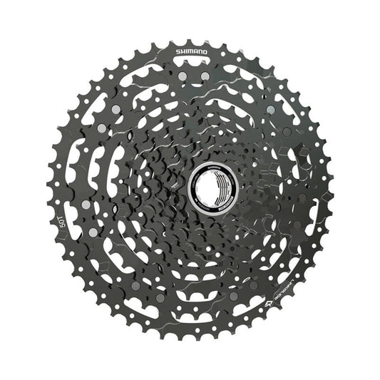 Shimano CUES CS-LG400-11 Cassette - 11 Speed, 11-50t, LINKGLIDE, Black (Bicycle Cassettes & Freewheels) – showcase image