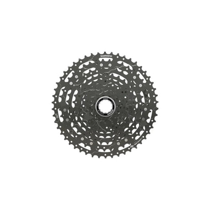 Shimano CUES CS-LG400-11 Cassette - 11 Speed, 11-50t, LINKGLIDE, Black (Bicycle Cassettes & Freewheels) – front profile