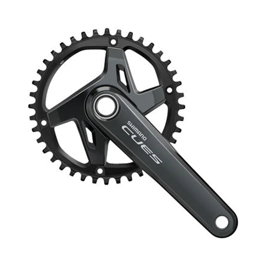 Shimano CUES FC-U8000-1 Crankset - 170mm, 9/10/11-Speed, 40t, Asymmetric 96 BCD, Hollowtech II, Black – Shimano CUES FC-U8000-1 Crankset - 170mm, 9/10/11-Speed, 40t, Asymmetric 96 BCD, Hollowtech II, Black (Bicycle Cranks)