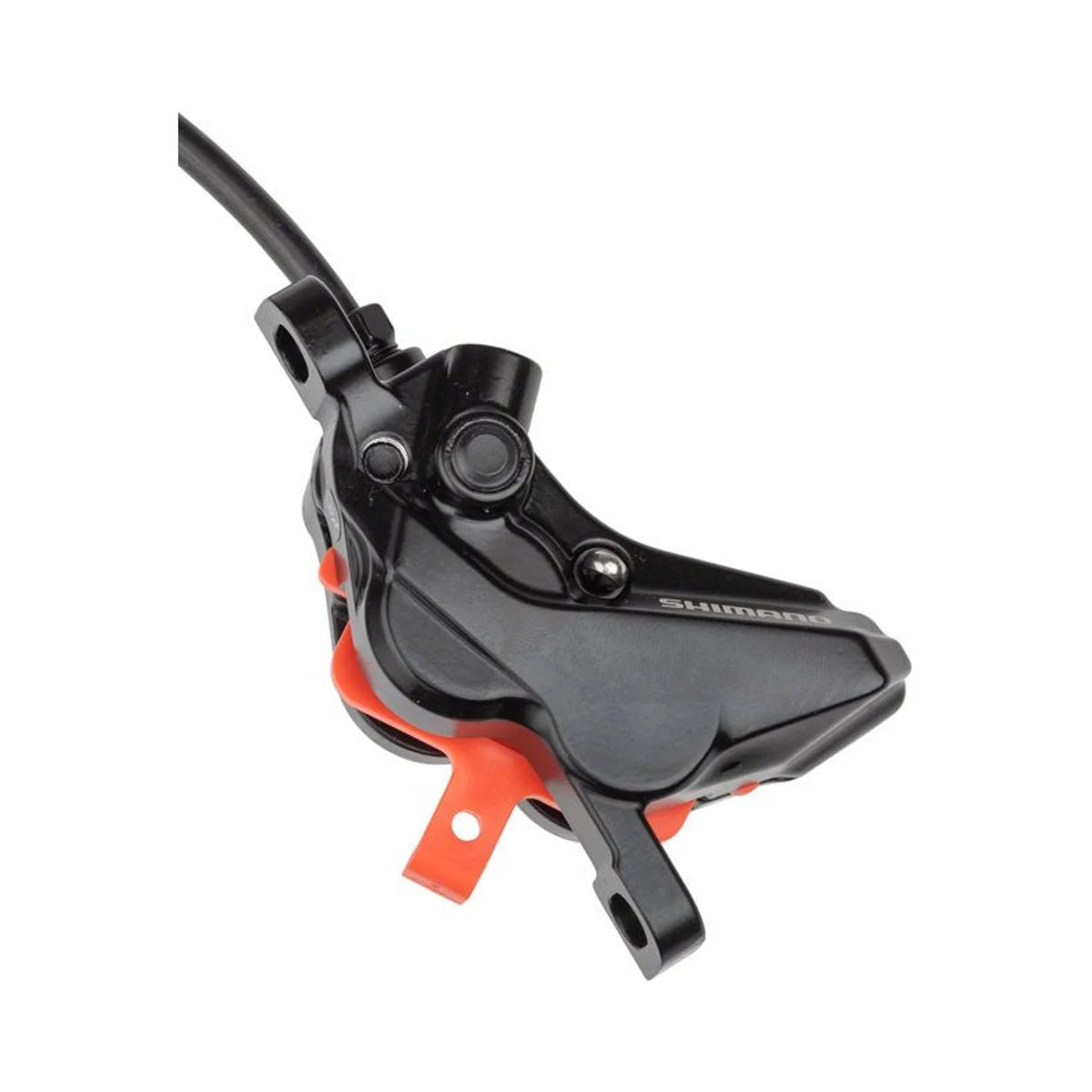 Shimano Deore BL-M4100/BR-MT420 Disc Brake and Lever - Rear, Hydraulic, Resin Pads, Gray (Bicycle Brake Sets) – front profile