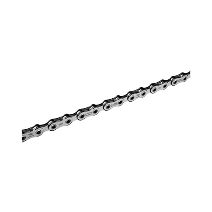Shimano Deore CN-M6100 Chain - 12-Speed, 126 Links, Silver, Hyperglide+ (Bicycle Chains) – studio product photo