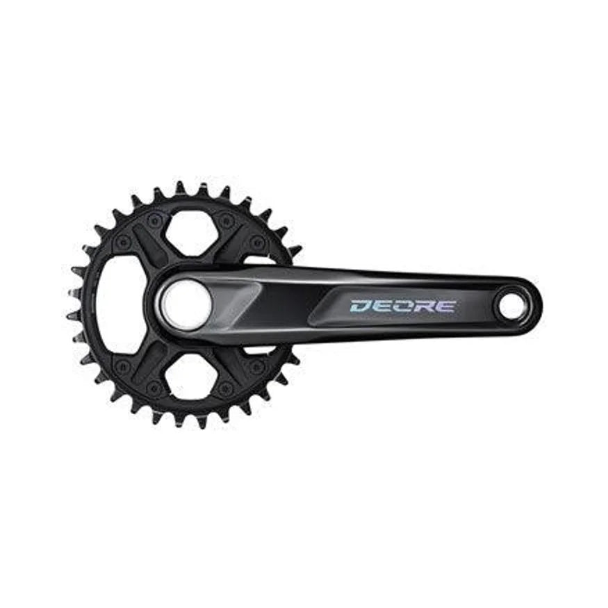 Shimano Deore FC-M6130-1 Crankset - 175mm, 12-Speed, 32t, Black (Bicycle Cranks) – studio product photo