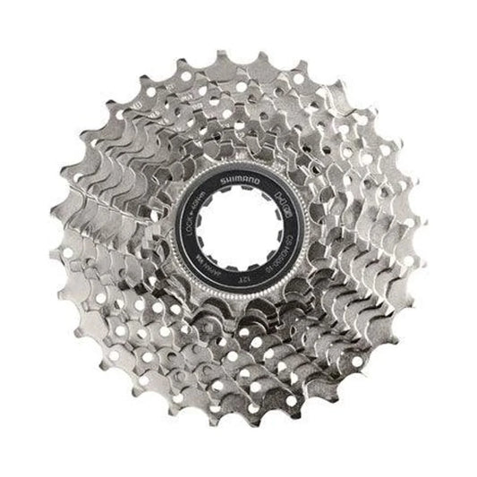 Shimano Deore M6000 CS-HG500 Cassette - 10 Speed, 11-32t, Silver (Bicycle Cassettes & Freewheels) – studio product photo