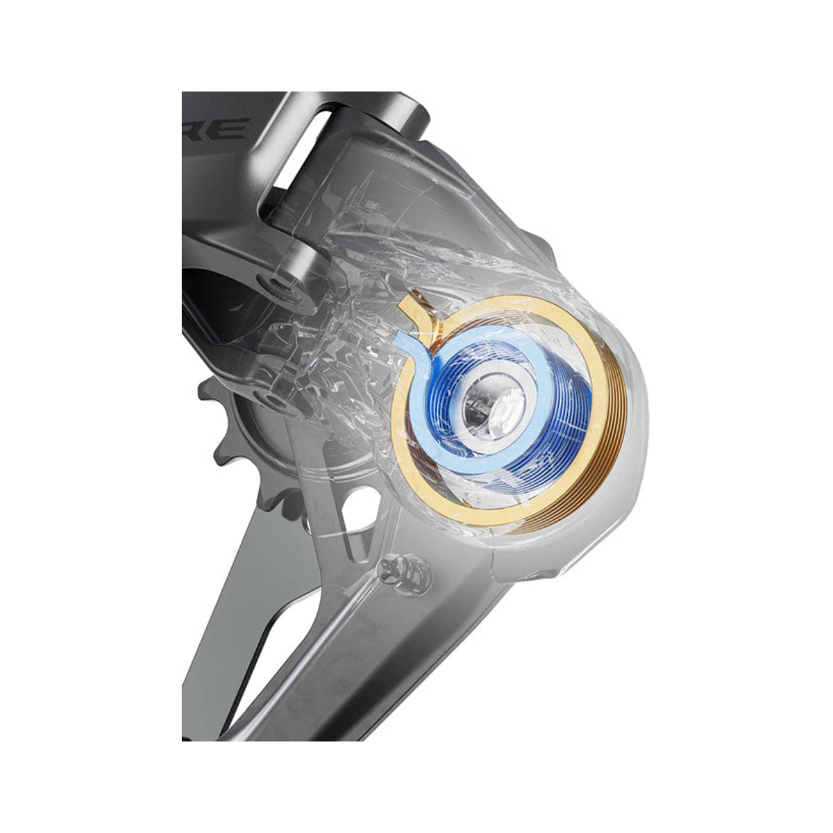 Shimano Deore RD-M7200-SGS Rear Derailleur - 12-Speed, Top Normal, Shadow ES, Direct Attach, Long Cage, Gray/Black (Bicycle