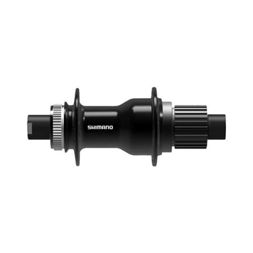 Shimano Deore SLX FH-TC500 Rear Hub - 12 x 148mm, Center-Lock, Micro Spline, Black, 32H (Bicycle Hubs) – studio product photo