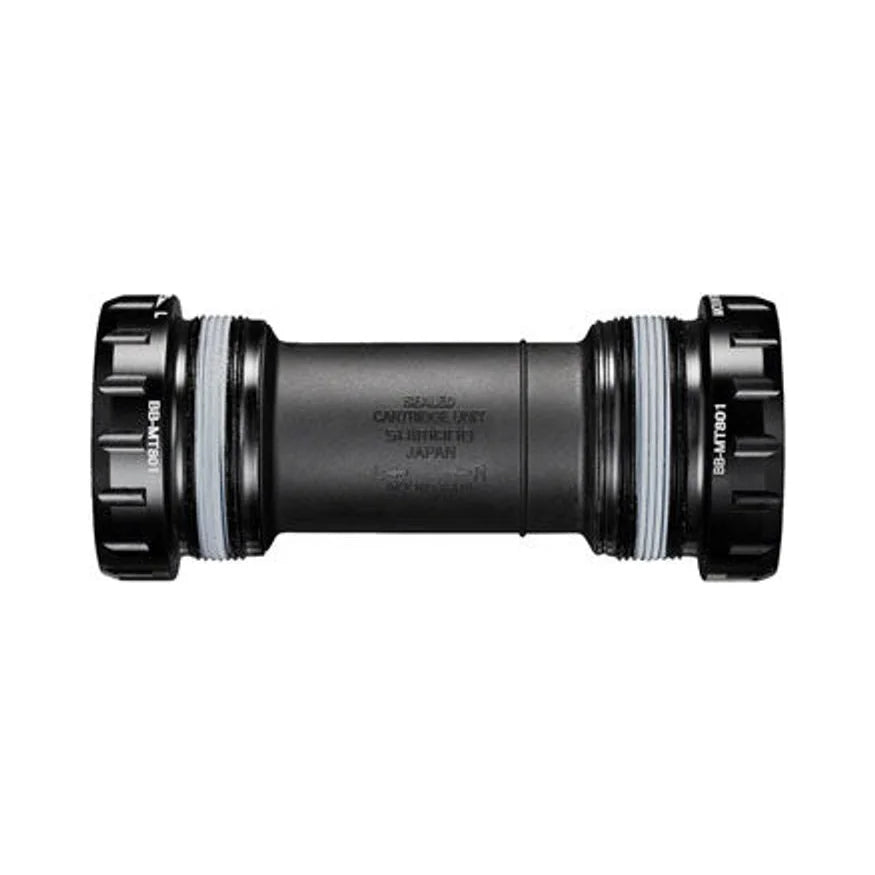 Shimano Deore XT BB-MT801 English Bottom Bracket - English (BSA), 68/73mm, Fits Hollowtech II Spindle, Black – Shimano Deore XT BB-MT801 English Bottom Bracket - English (BSA), 68/73mm, Fits Hollowtech II Spindle, Black (Bicycle Bottom
