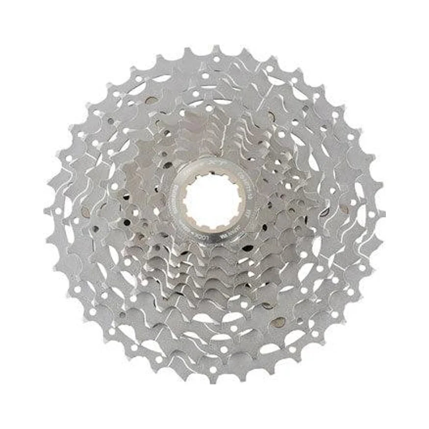 Shimano Deore XT CS-M771 Cassette - 10 Speed, 11-32t, Silver (Bicycle Cassettes & Freewheels) – studio product photo