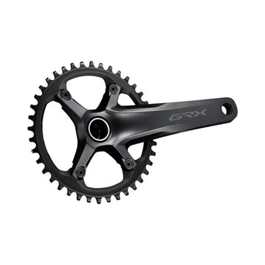 Shimano GRX FC-RX600-1 Crankset - 172.5mm, 11-Speed, 40t, 110 BCD, Hollowtech II Spindle Interface, Black – Shimano GRX FC-RX600-1 Crankset - 172.5mm, 11-Speed, 40t, 110 BCD, Hollowtech II Spindle Interface, Black (Bicycle Cranks)