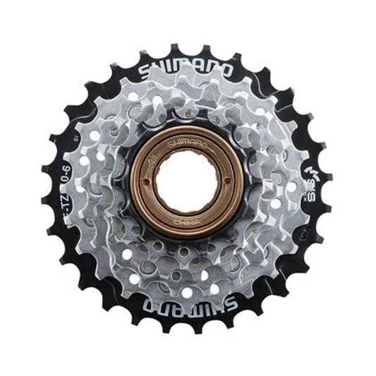 Shimano MF-TZ510-6-CP Multi-Speed Freewheel - 6-Speed, 14-28t (Bicycle Cassettes & Freewheels) – studio product photo