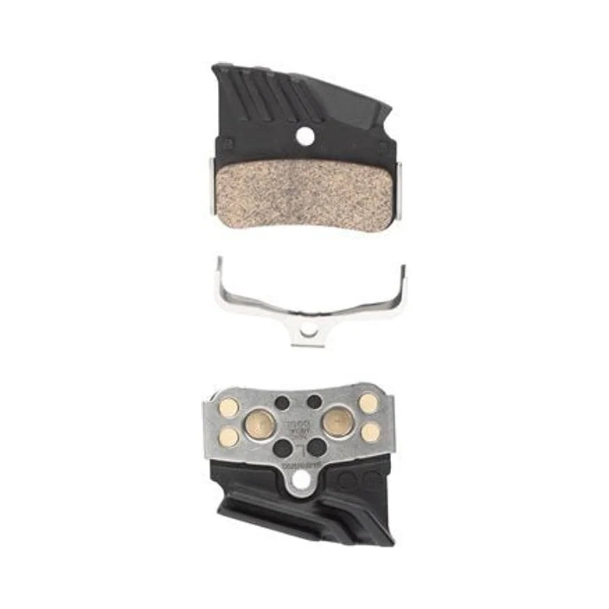 Shimano N04C-MF Disc Brake Pads and Springs - Metal Compound, Finned Alloy and Stainless Steel Back Plate, One Pair – studio