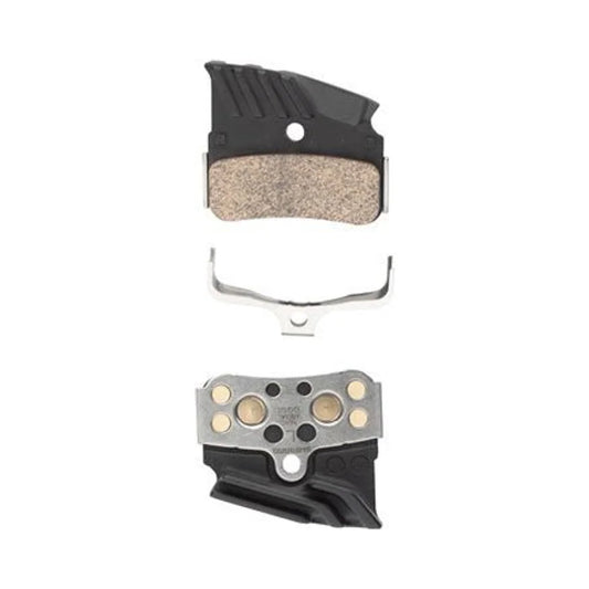 Shimano N04C-MF Disc Brake Pads and Springs - Metal Compound, Finned Alloy and Stainless Steel Back Plate, One Pair – studio